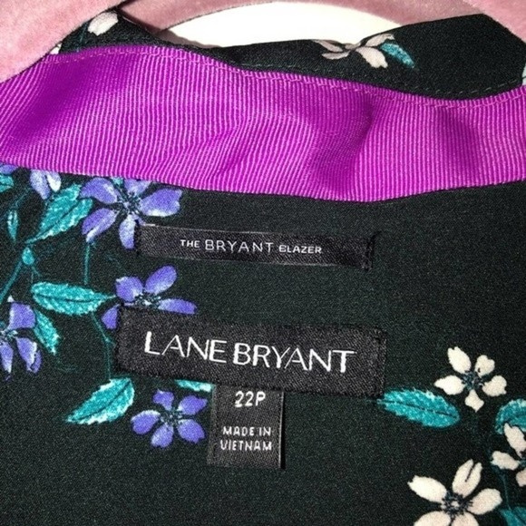Dark Green Lane Bryant Blazer Petite NWOT - Picture 7 of 14